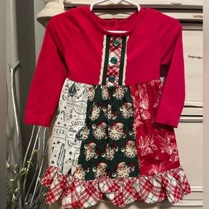 ✨3/$30✨ RicRac & Ruffles Festive Patchwork Holiday Dress